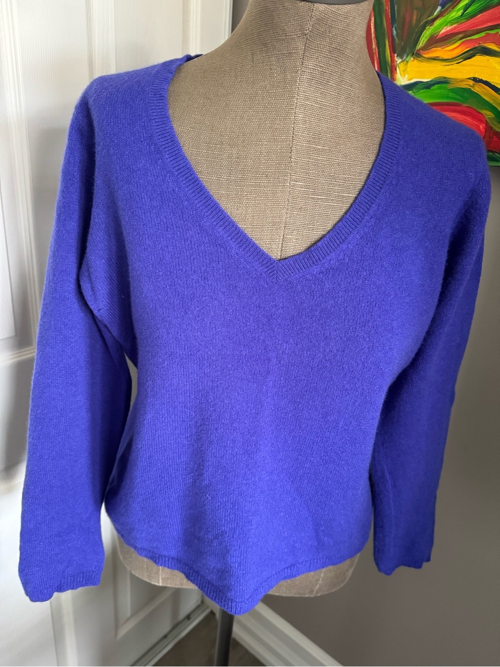 Ann Taylor V-Neck Cashmere Sweater